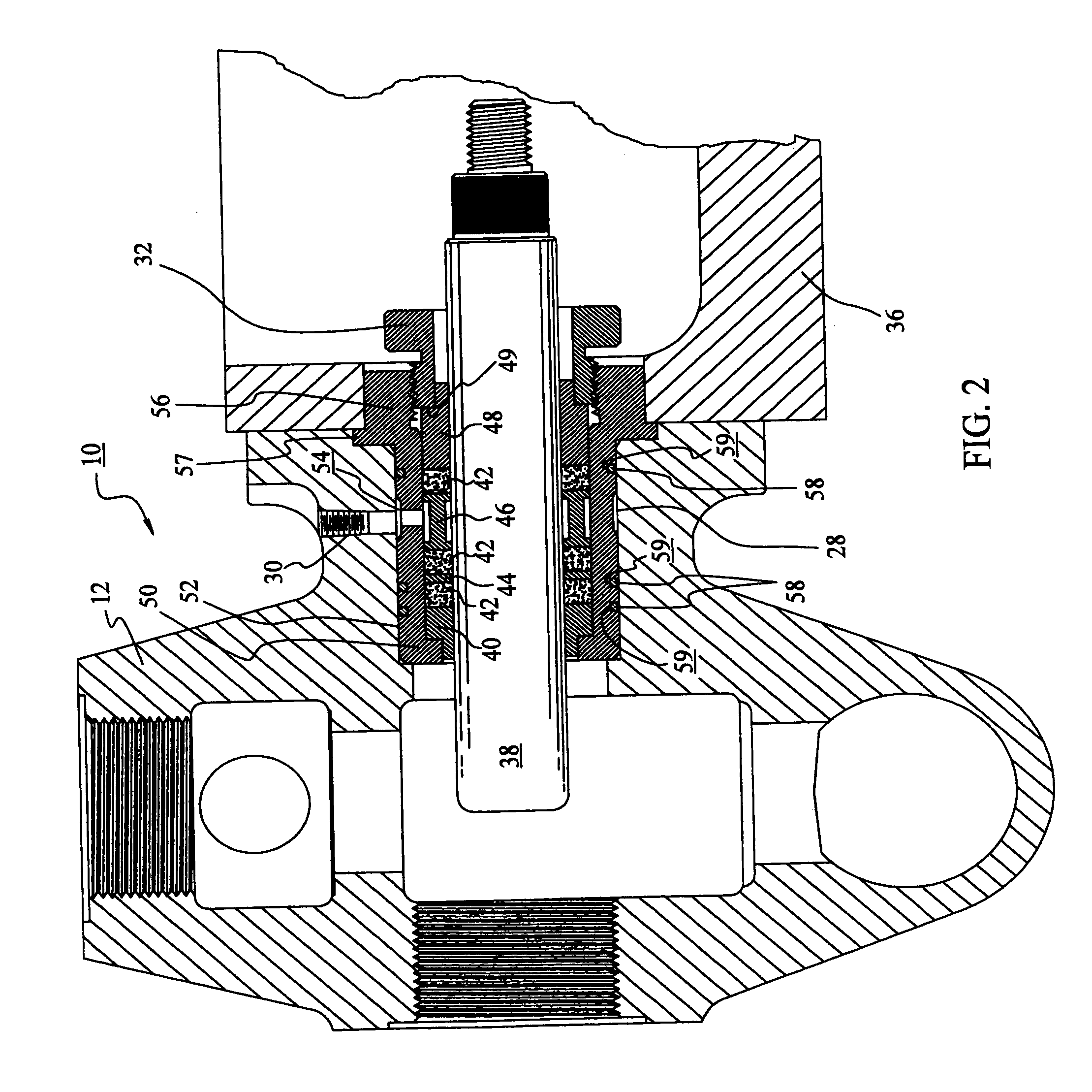 Packing cartridges and pressure-dampening elements for plunger-type pumps