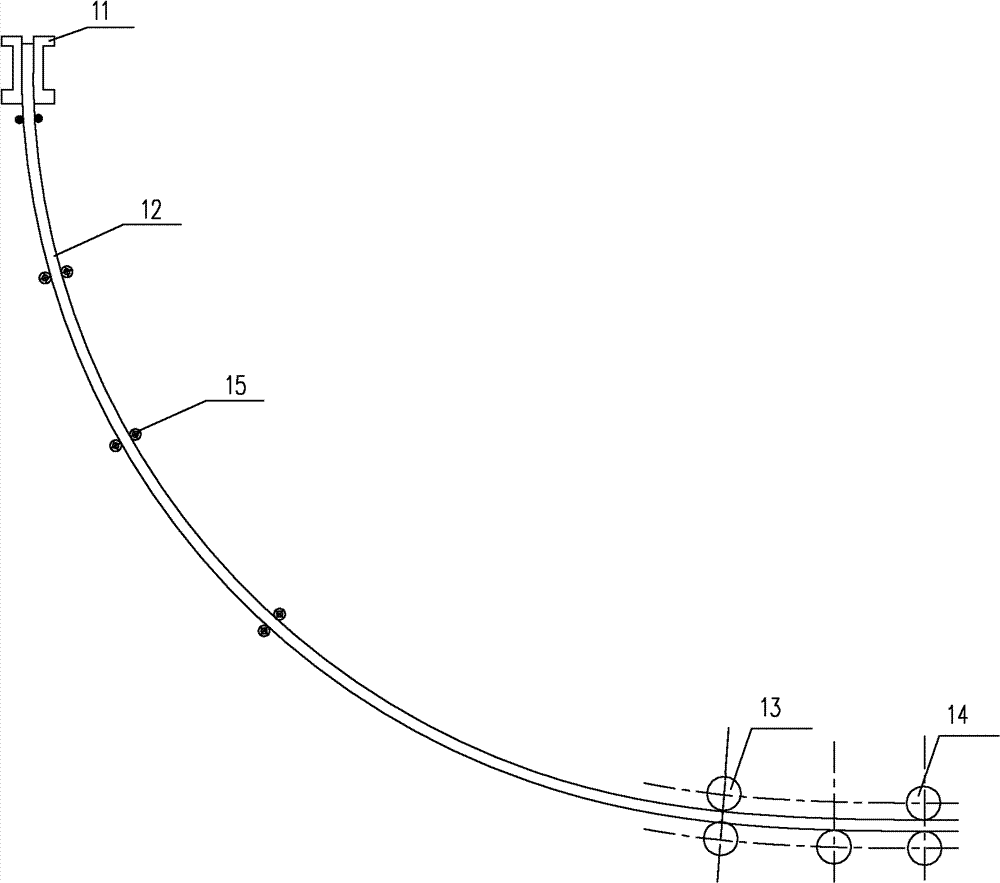 Continuous casting machine and small square billet soft reduction device