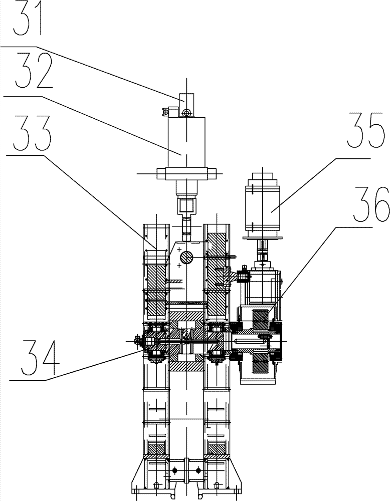 Continuous casting machine and small square billet soft reduction device