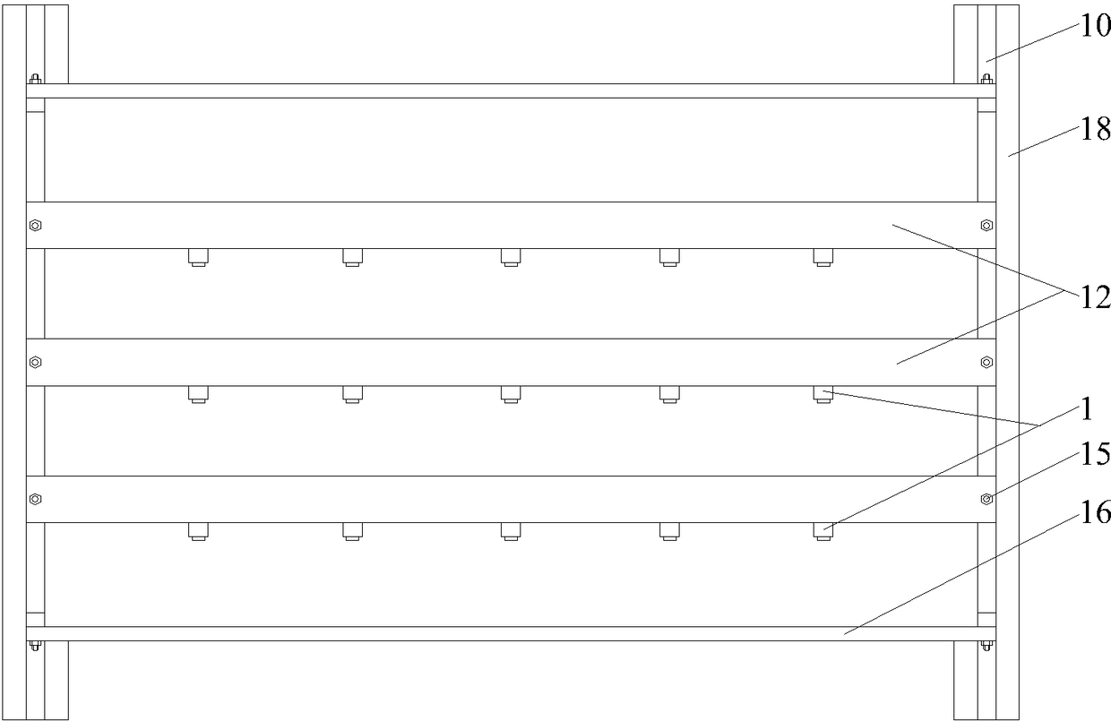 A mine three-dimensional physical simulation coal seam mining roof movement monitoring method