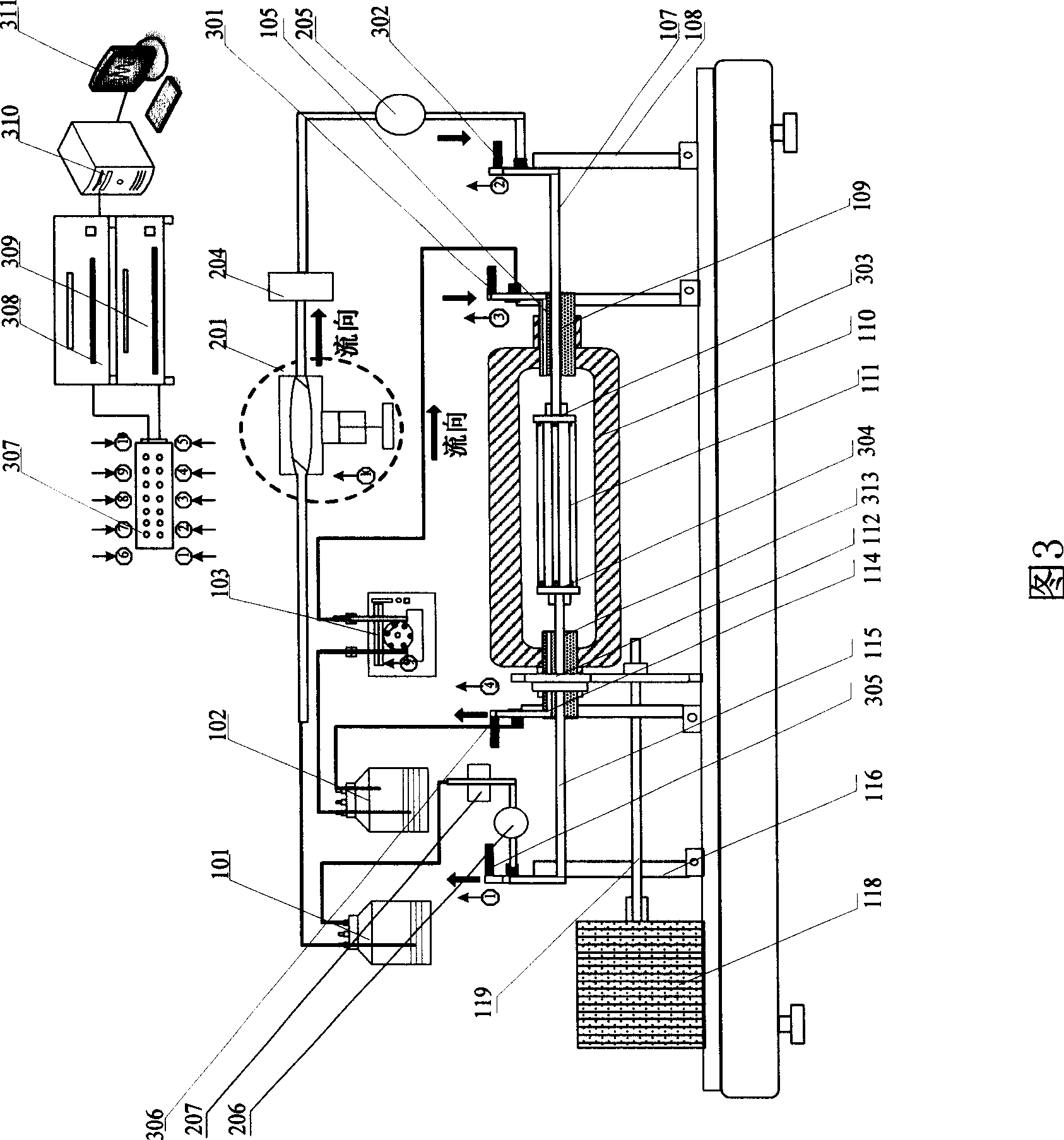 Adjustable pouring type vascular tissue engineering reactor having rotating cultivation cavity