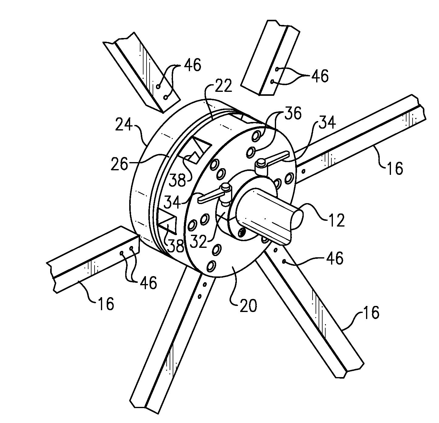 Tool-less Rotary Vacuum Wicketter Assembly