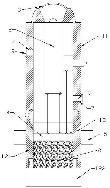 A waterproof and anti-corrosion laser light