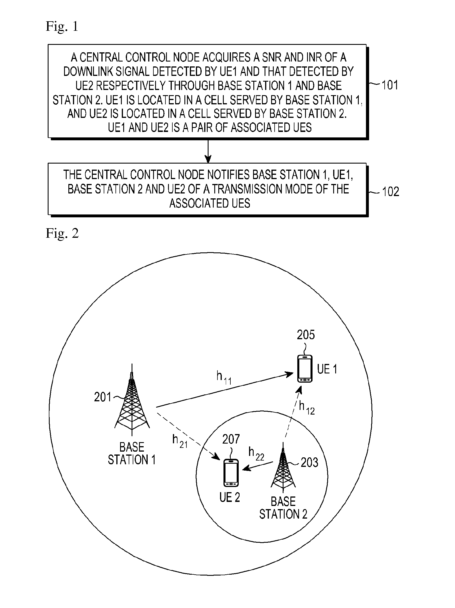 Interference cancellation method, system, device and UE