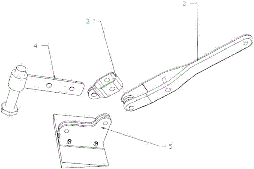 Self-locking steel rail fixing device