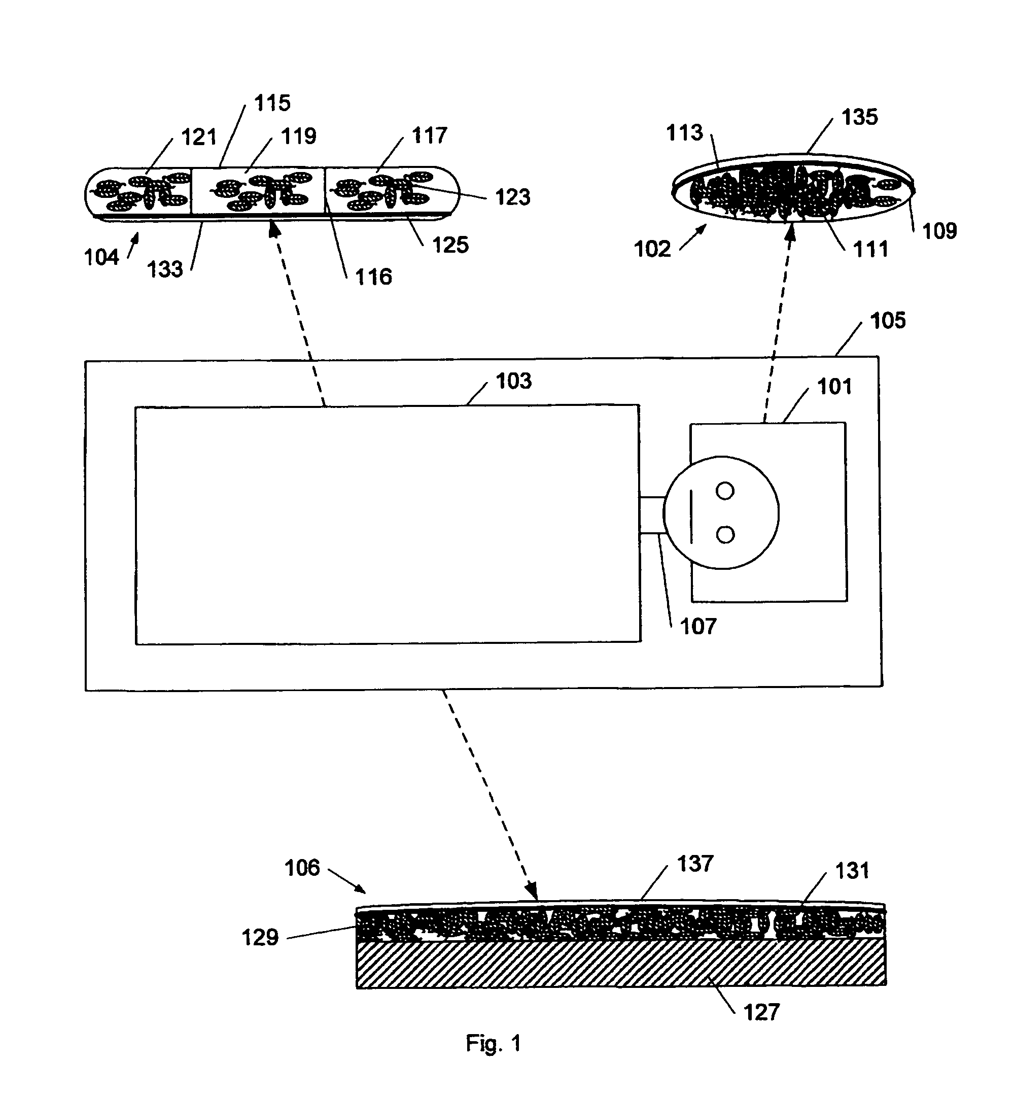 Sleeping devices comprising a combination of down filling and a temperature regulating material