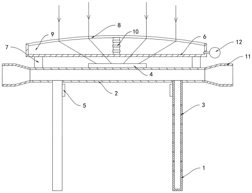 Vine plant shed frame for ecological corridor construction