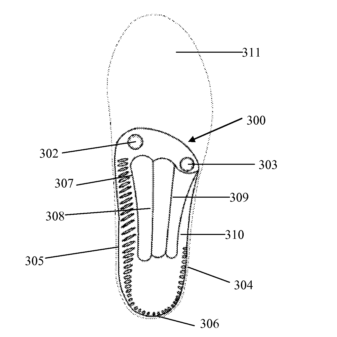 Plantar fasciitis orthotic insole