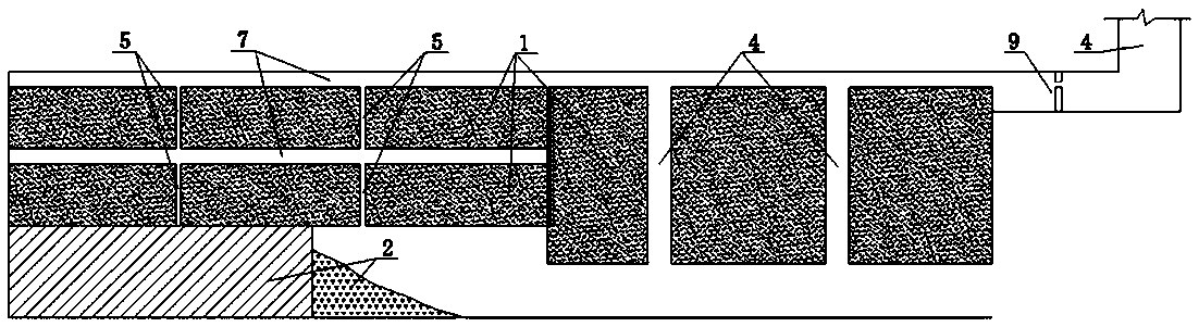 Local air return system capable of being quickly constructed