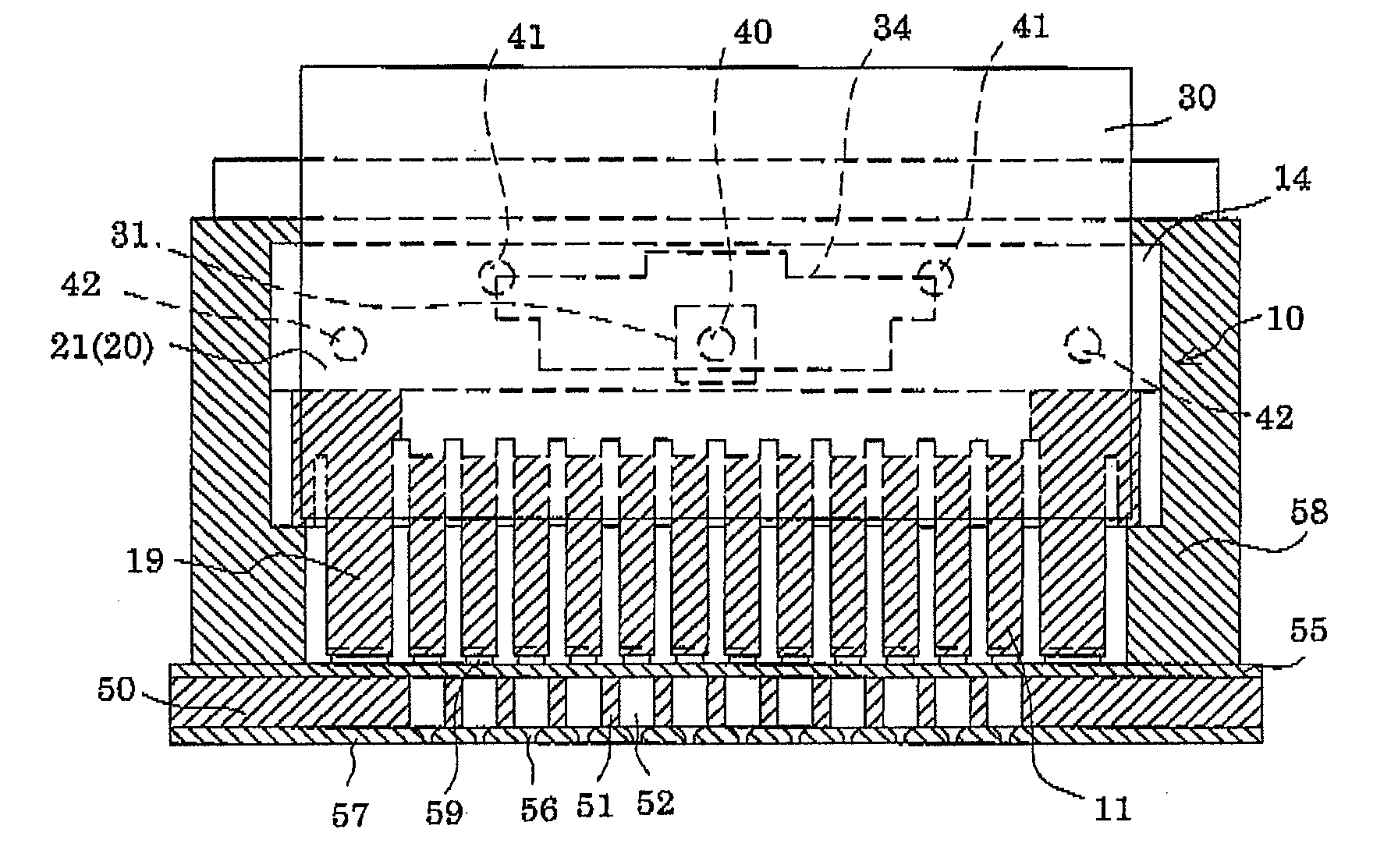 Liquid-jet head and liquid-jet apparatus having same