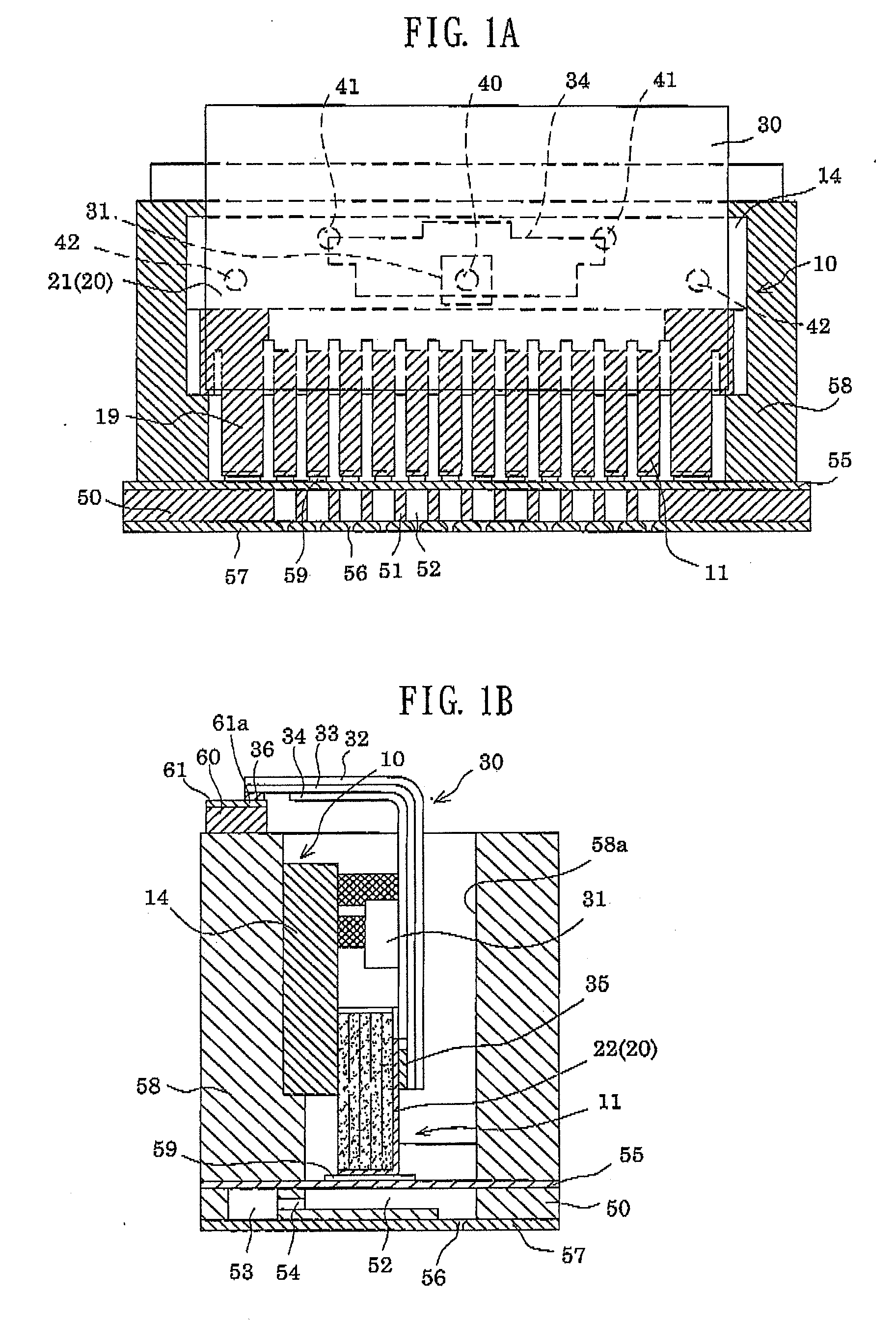 Liquid-jet head and liquid-jet apparatus having same