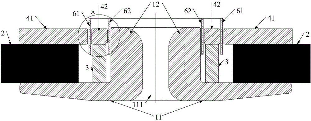 Dual-magnetic-gap magnetic path system and loudspeaker with same