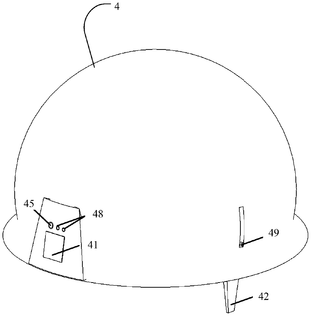 Project display system with voice self-service explanation function and project display method