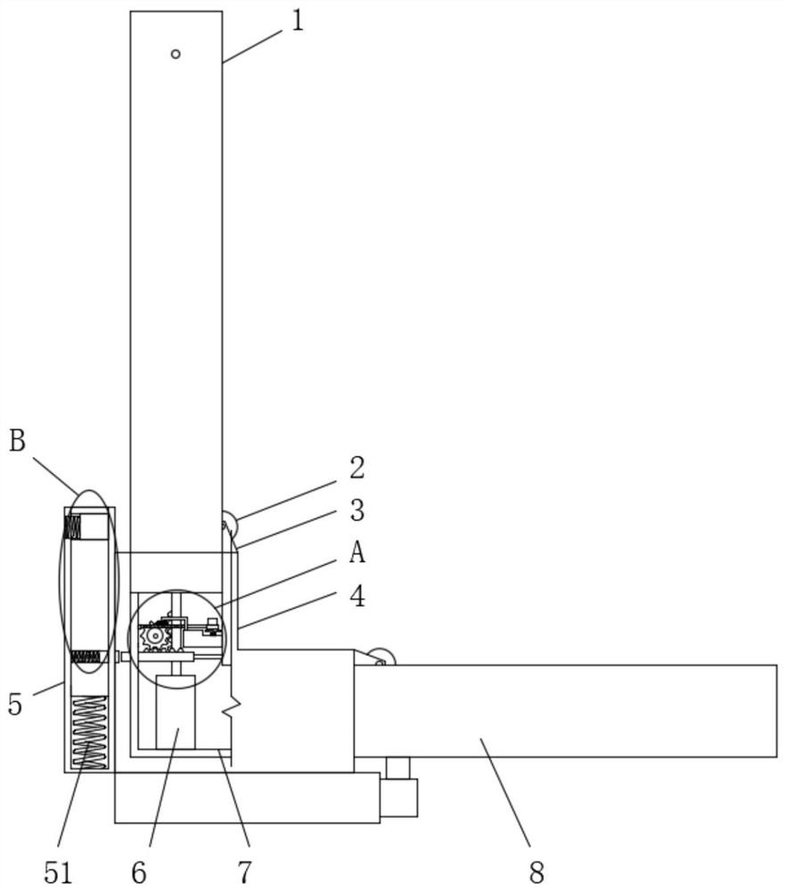 Continuous winding device for carbon fiber prepreg