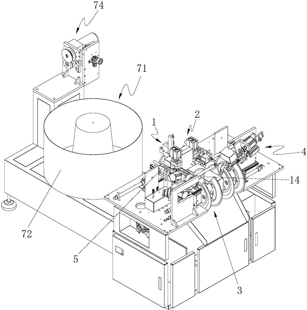 Full-automatic detonator tube end-capping, labeling and winding machine