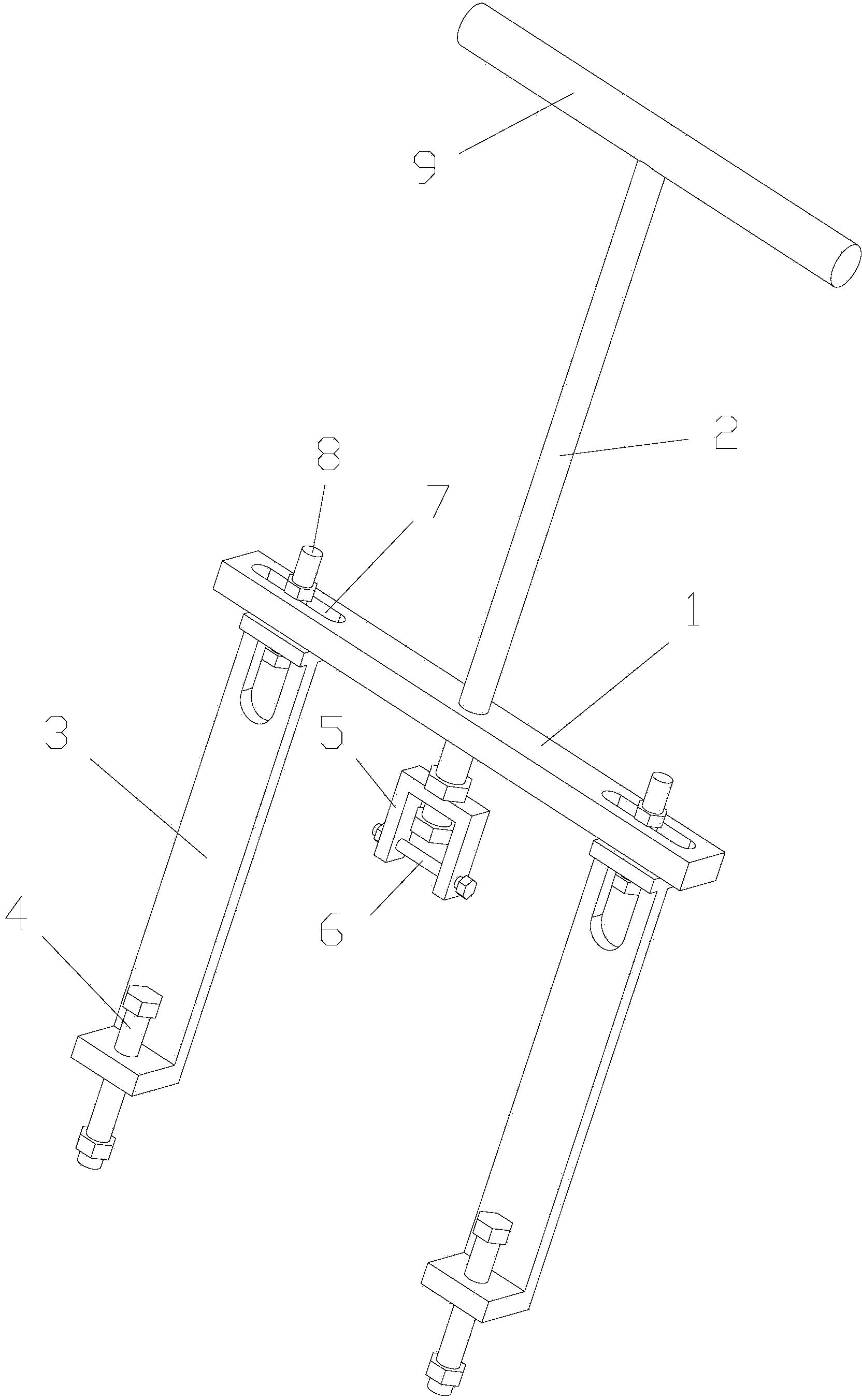 Moving contact insertion travel detecting device of high-voltage isolating switch