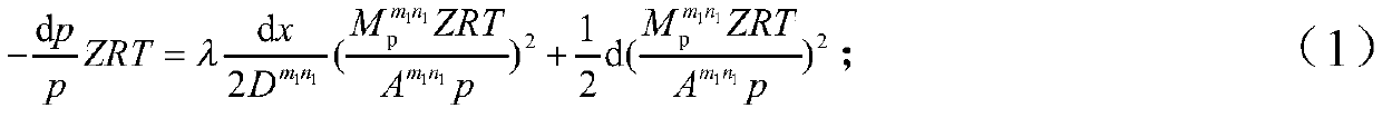 Electricity-gas comprehensive energy system unified energy flow calculation method considering natural gas thermodynamic process