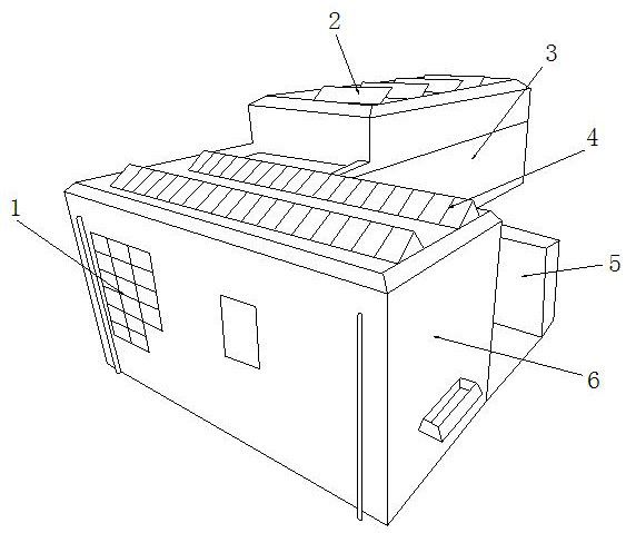 Device for reducing energy consumption of intelligent transformer substation by utilizing solar energy