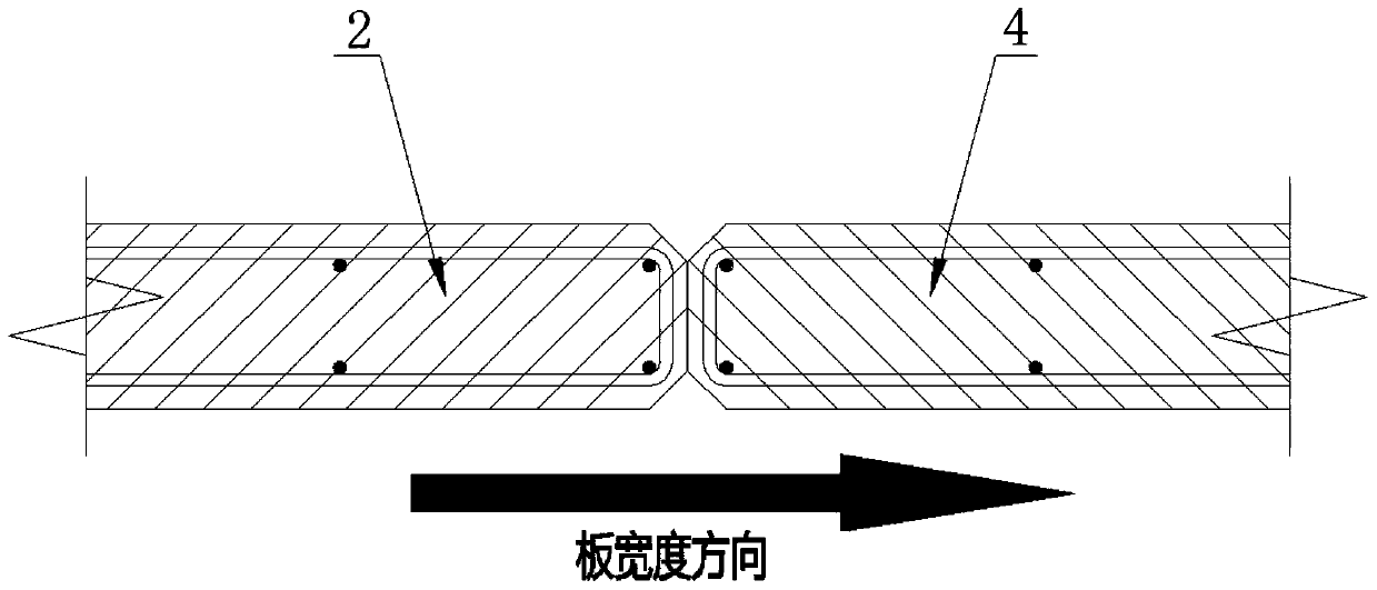 Steel structure support-free fully-prefabricated concrete floor slab connecting joint and connecting method