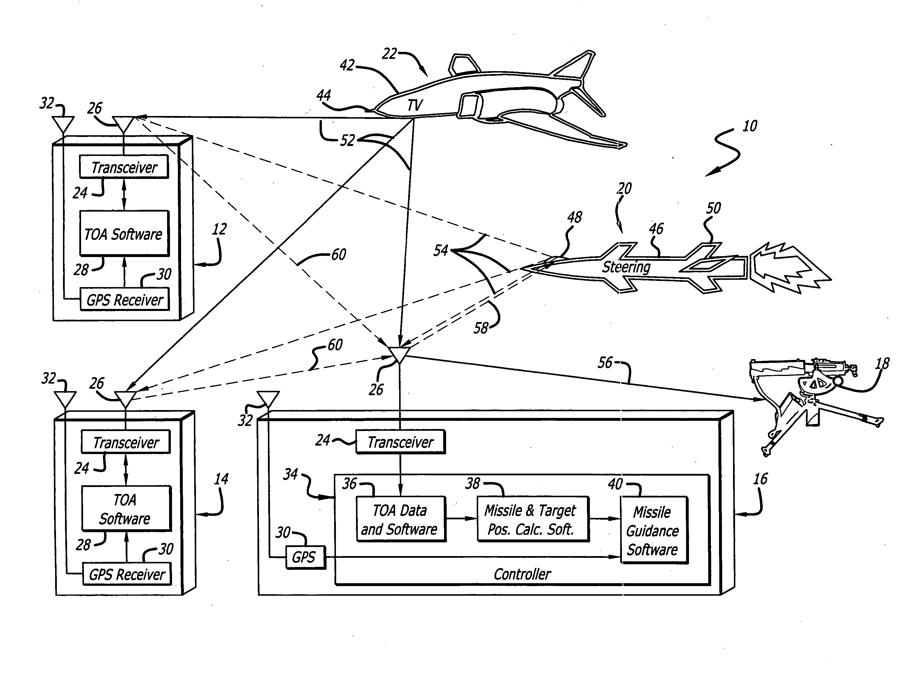 System and method for locating a target and guiding a vehicle toward the target