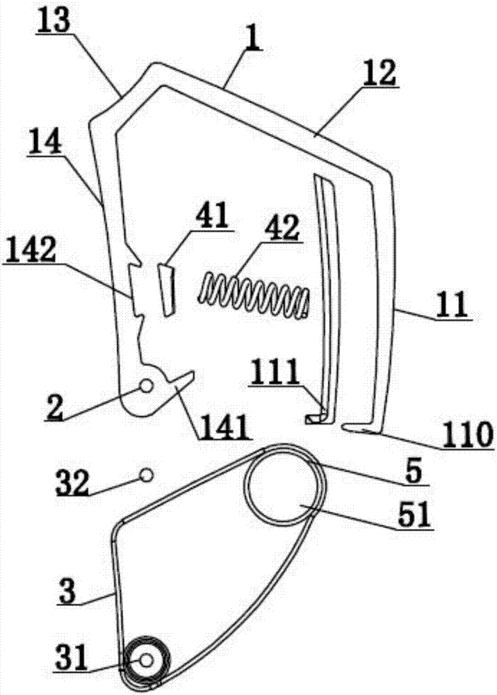 Spring-hidden integrated capo