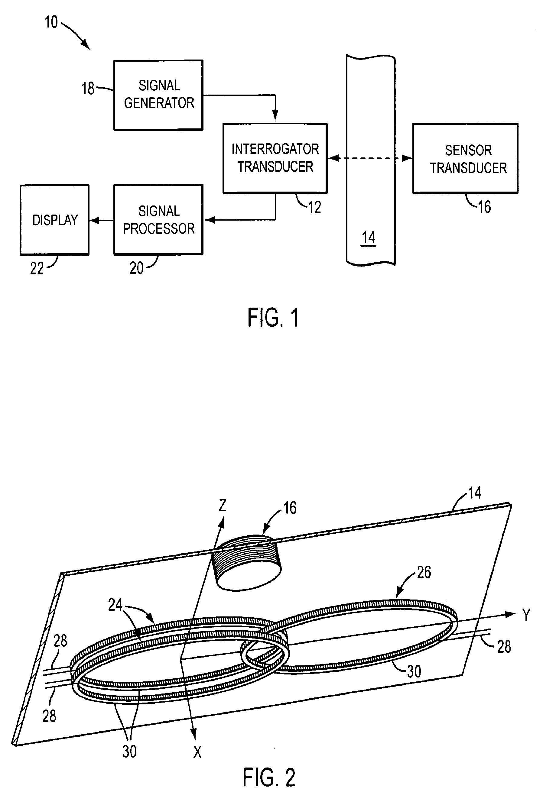 Inductively interrogated passive sensor apparatus