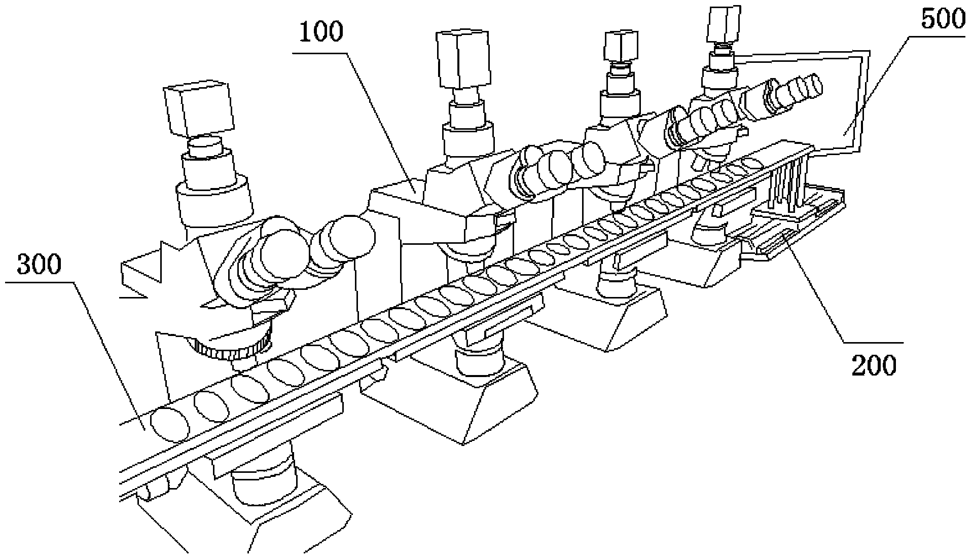 Full-automatic electrically-controlled microscope sample bench