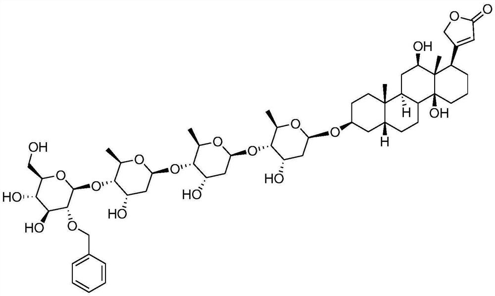 Deacetylcedilan glucosyl modified compound liposome and its application