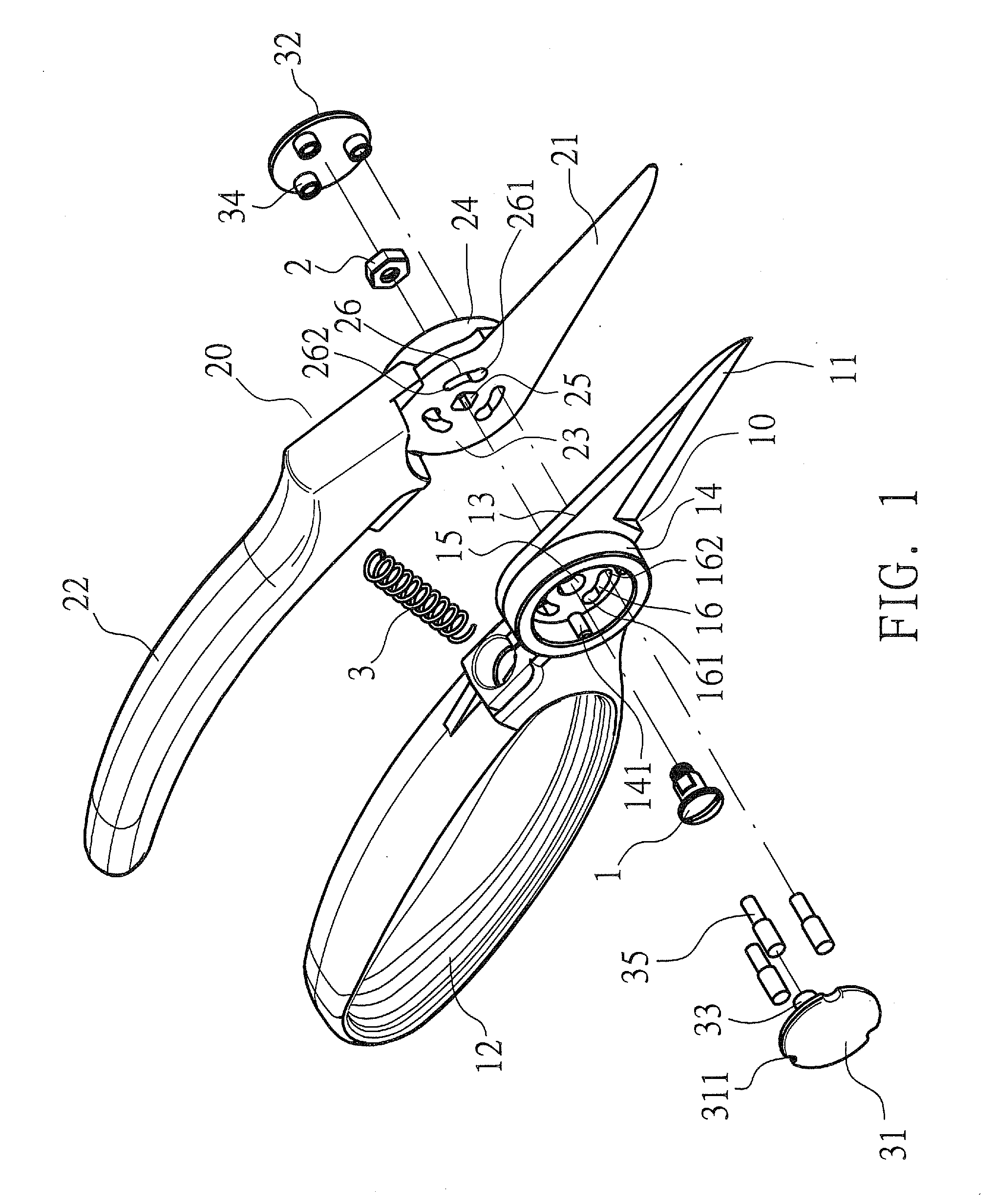 Hidden switch locating means for a gardening tool