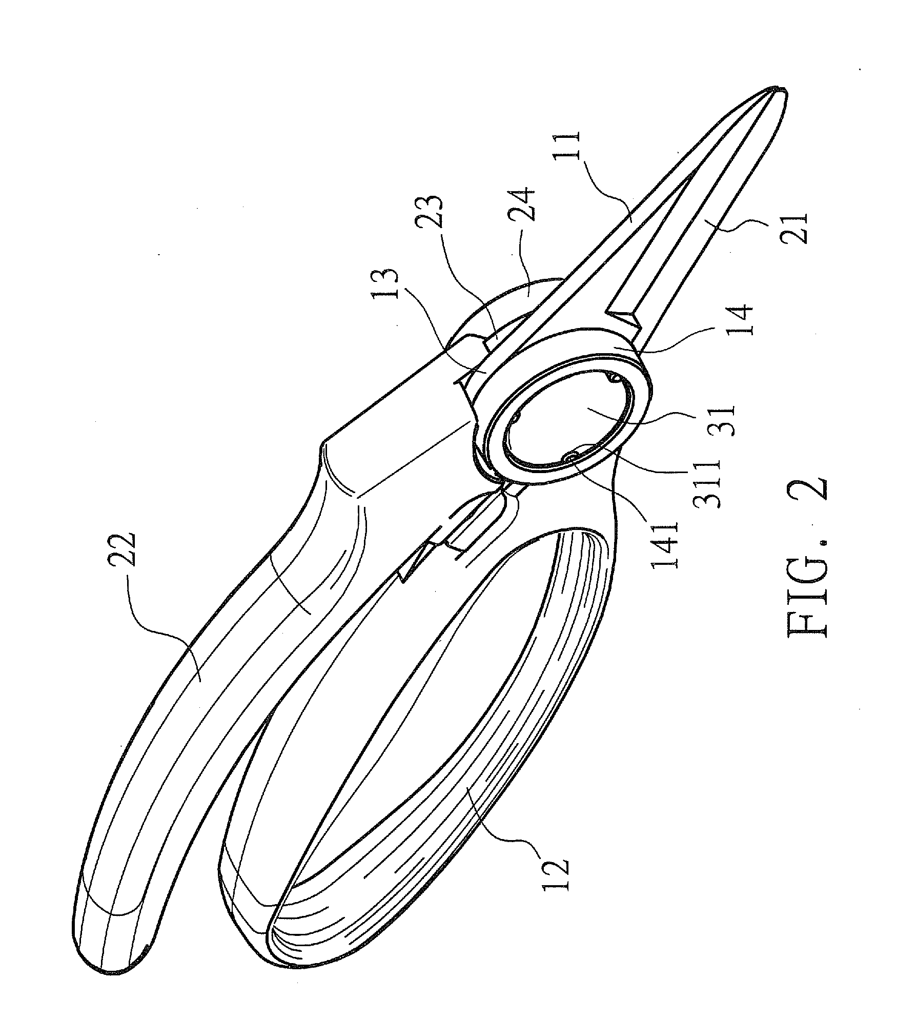 Hidden switch locating means for a gardening tool