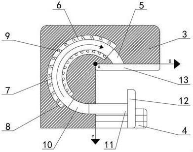 Auxiliary positioning mechanism for precise sheet metal processing