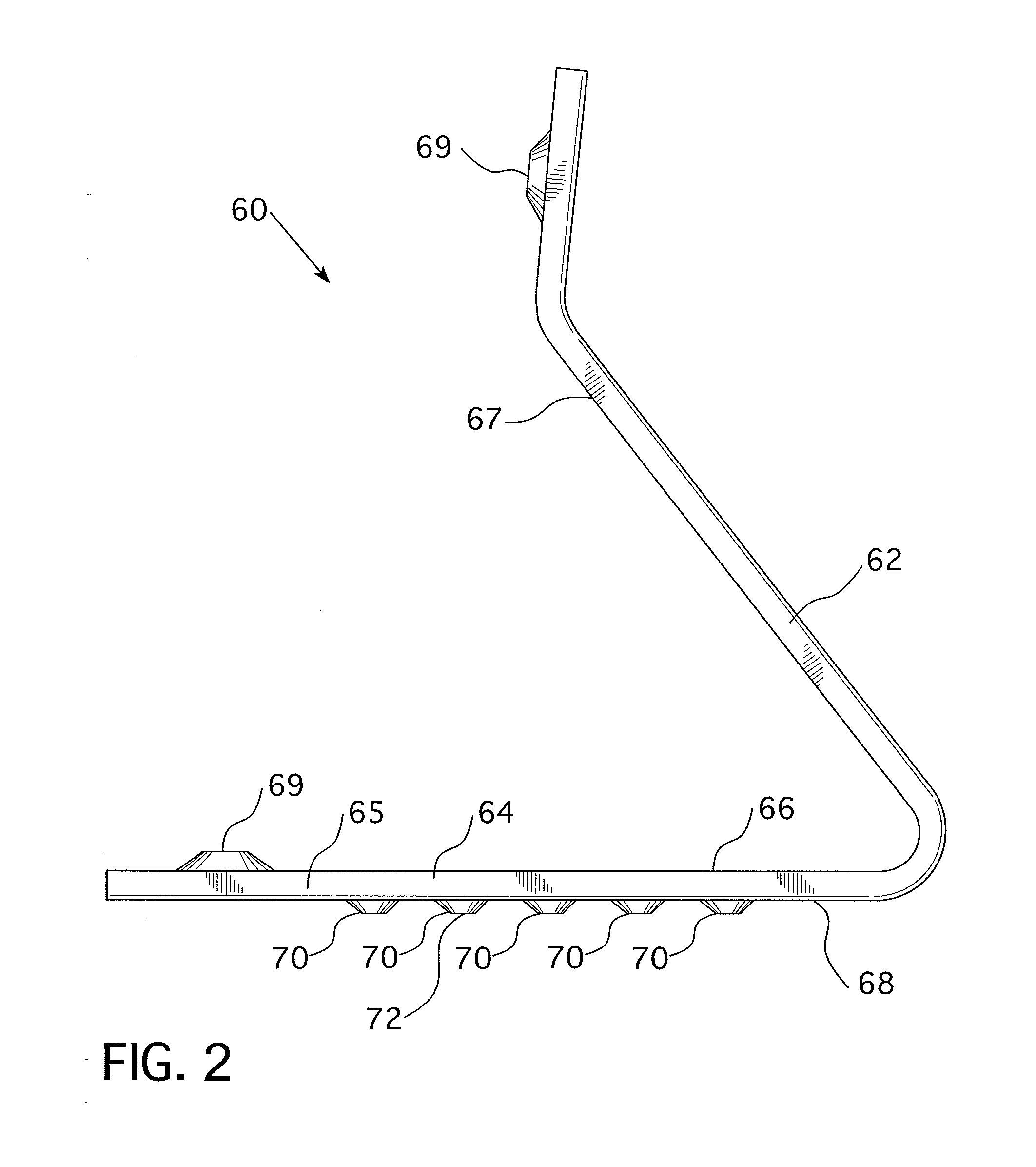 Wheelbarrow leg stabilizer