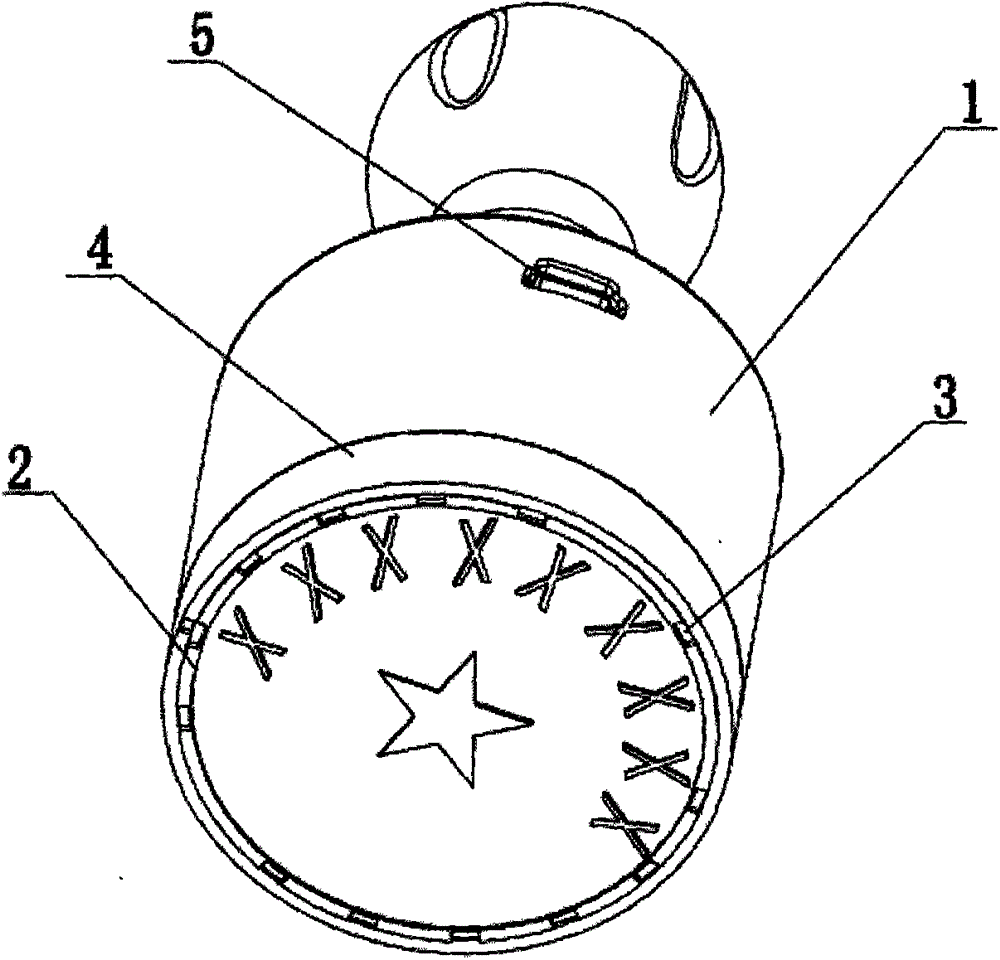 Outer-ring-rotatable official seal and encryption method thereof