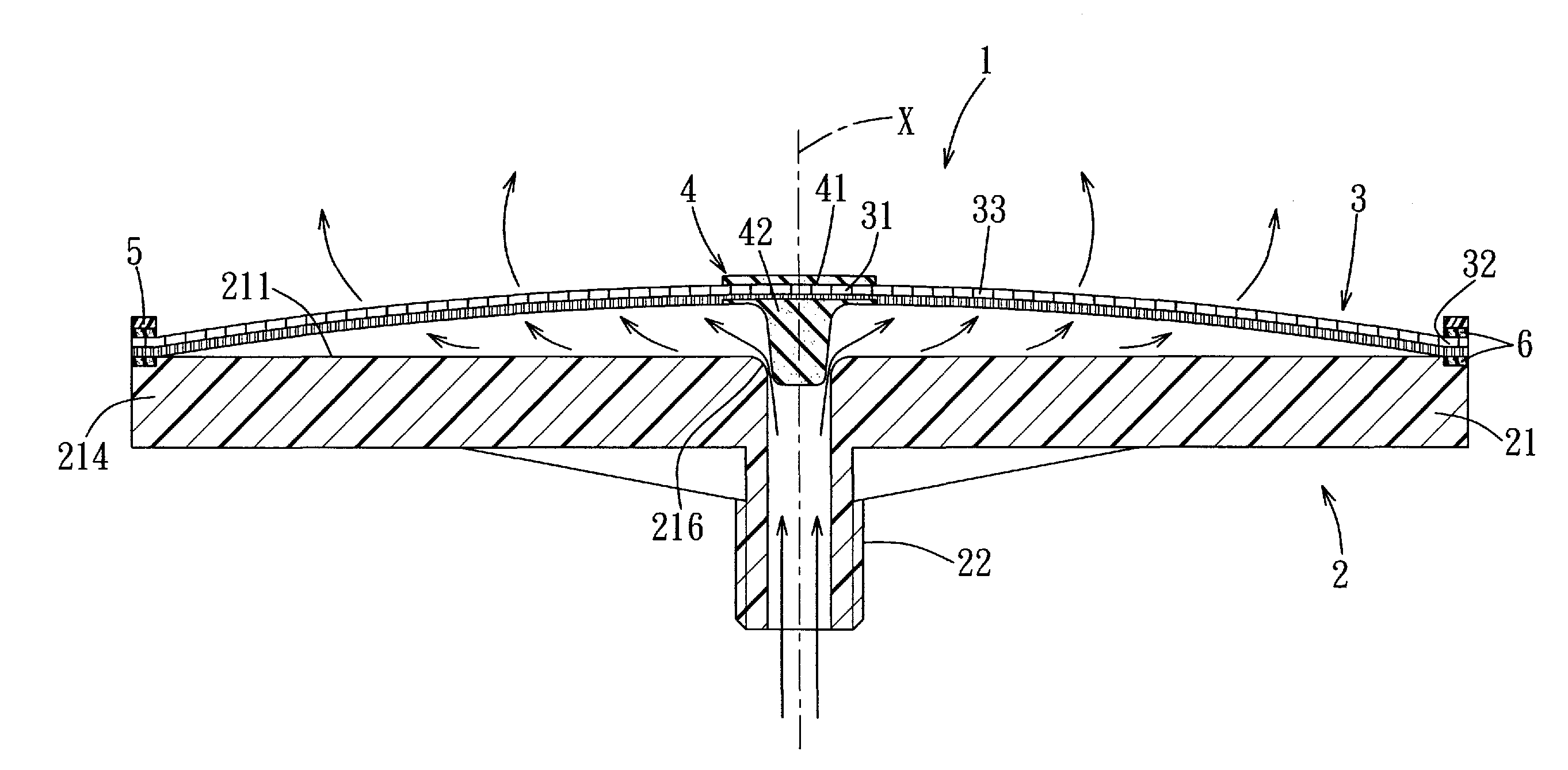 Diffuser for an aeration system