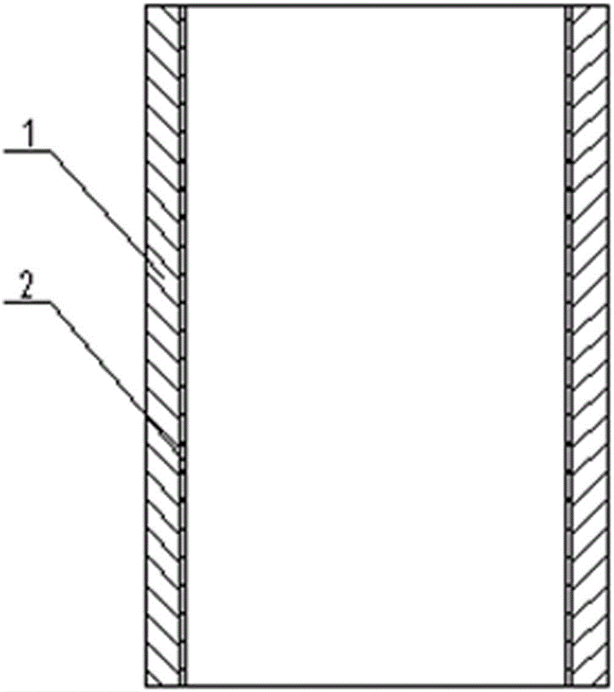 Electroplated amorphous state nickel-based alloy corrosion-resistant wear-resistant oil pipe