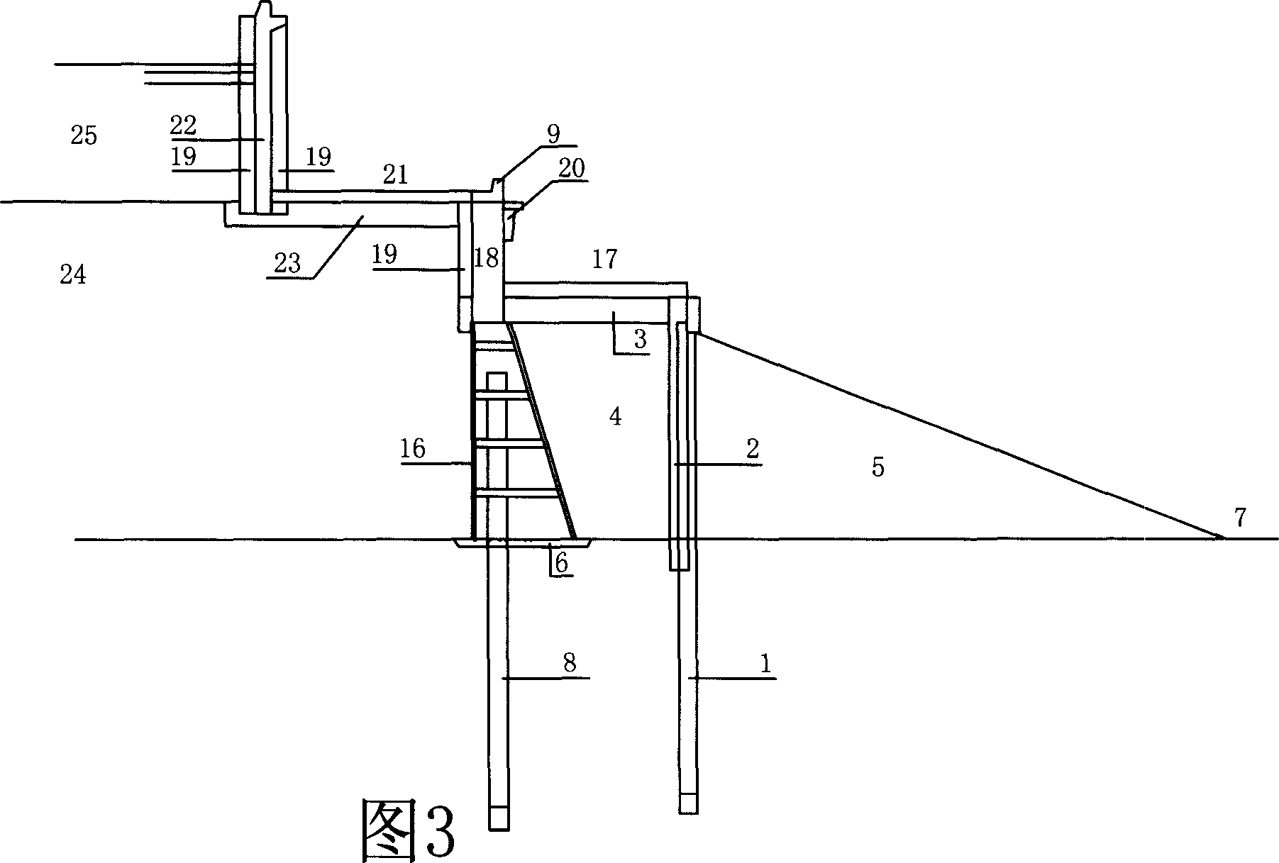 Subaqueous architecture construction method