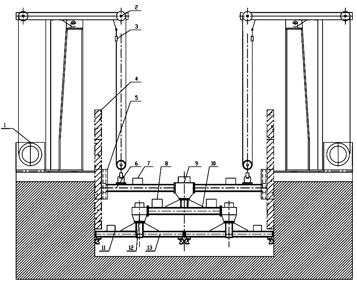 Underwater drilling tool attitude detection system