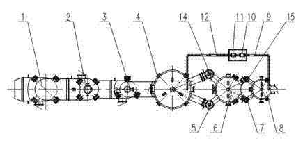 Vacuum degree regulating system for steam injection pump