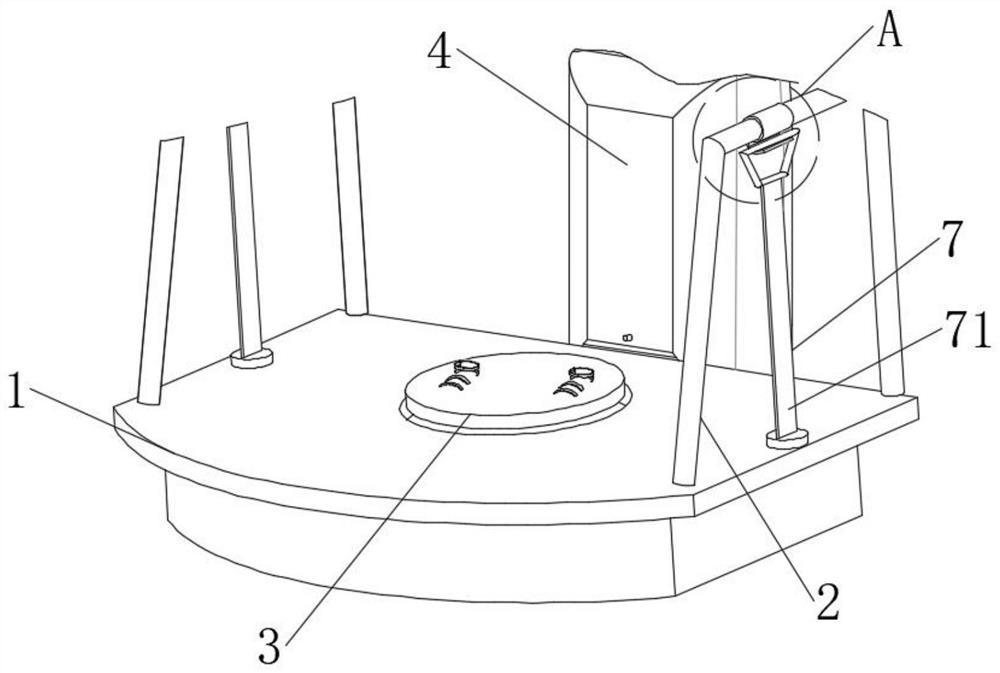 Balance sense trainer with protection function for postoperative rehabilitation of rehabilitation department