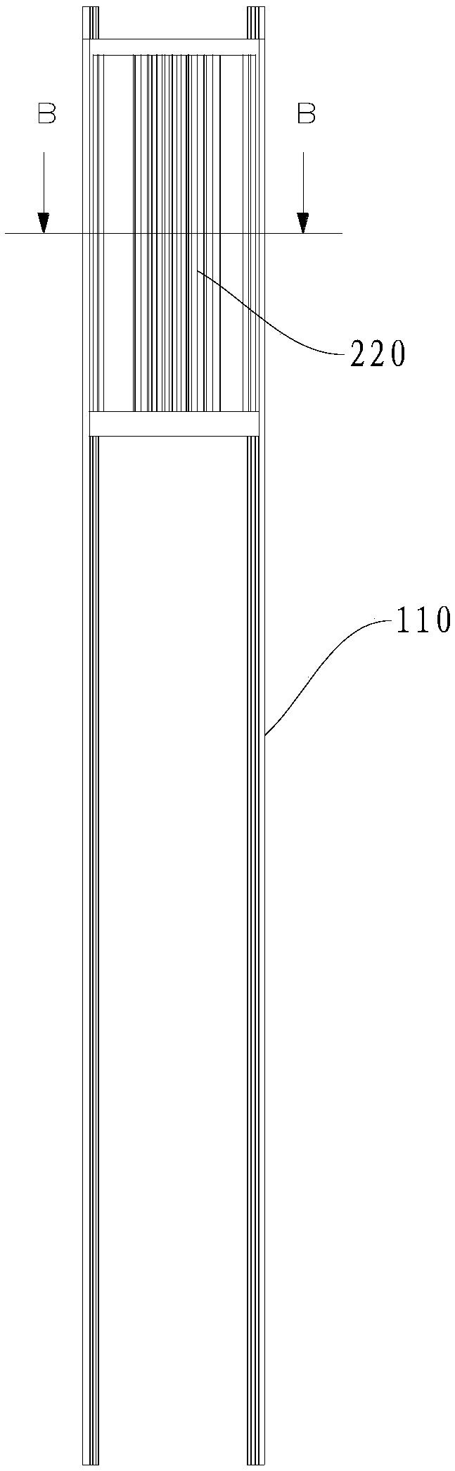 Magnetic transmission direction-different air guide structure and air conditioner