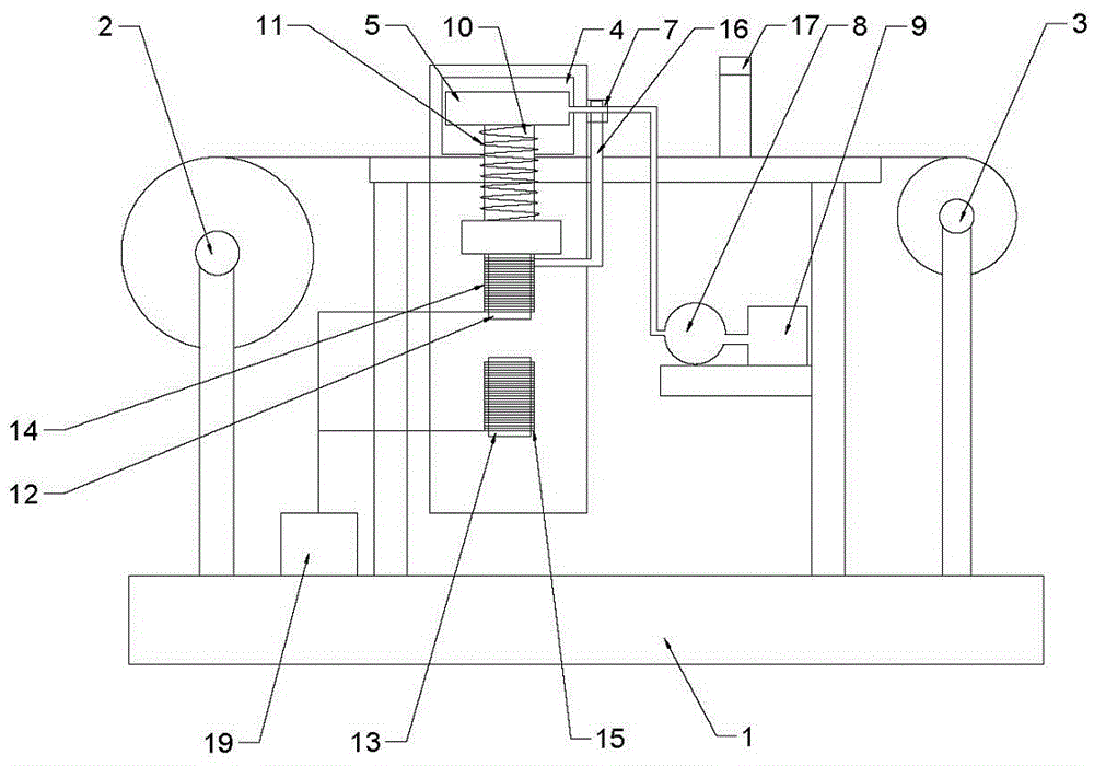 Embossing and perfume spraying device for toilet paper