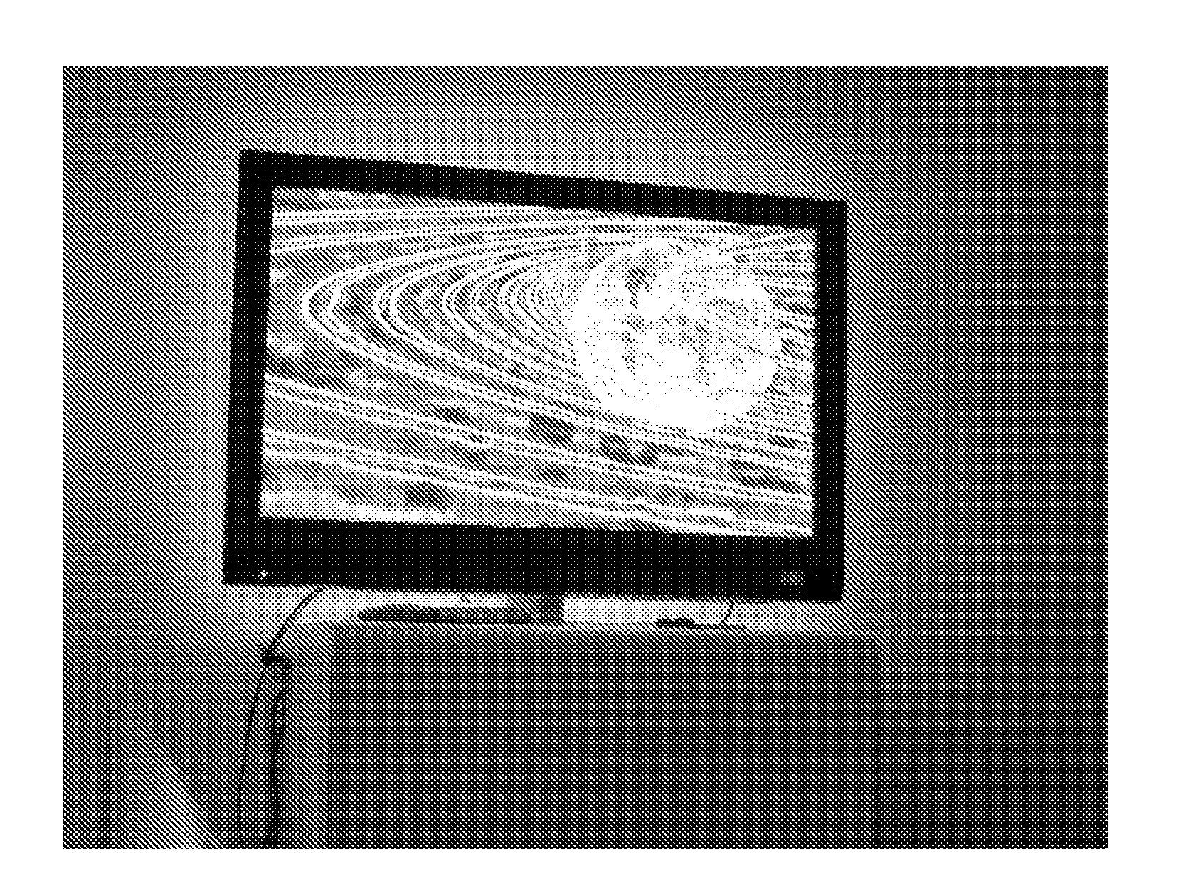 Ambilight displaying arrangement