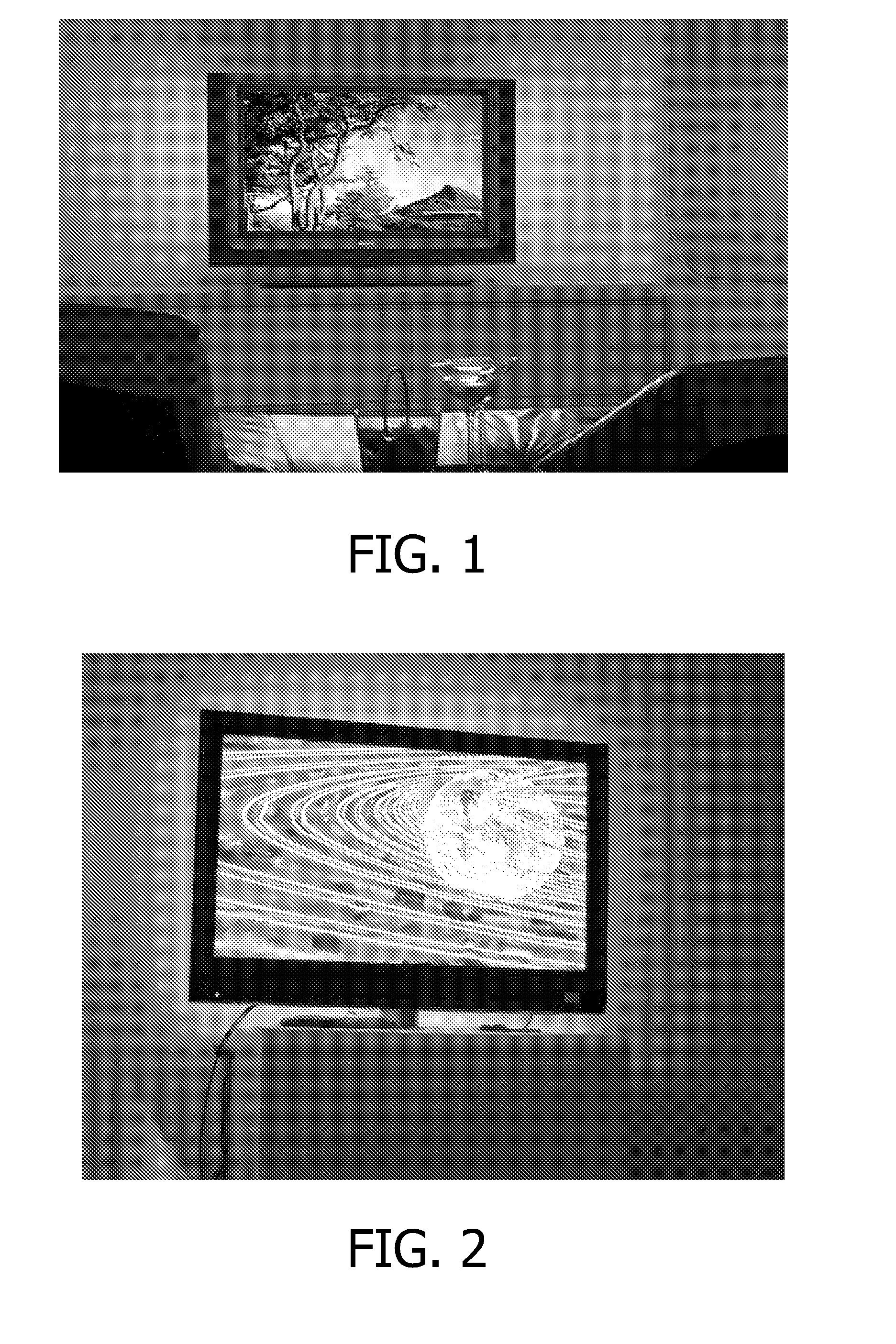 Ambilight displaying arrangement