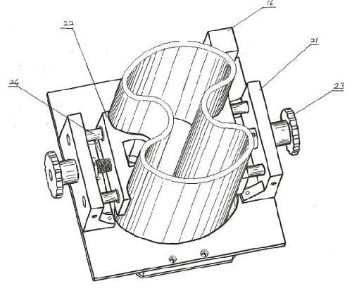 Flexible welding cutting device of workpiece with special section