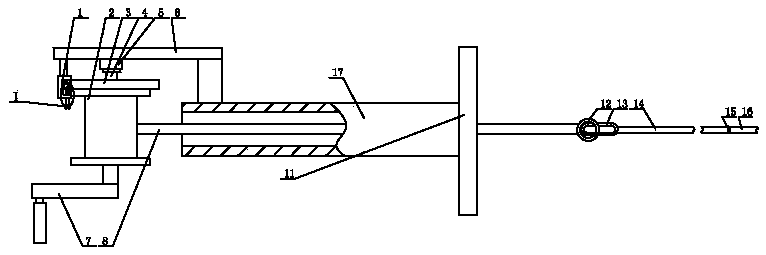 Narrow-slit cable threading tool