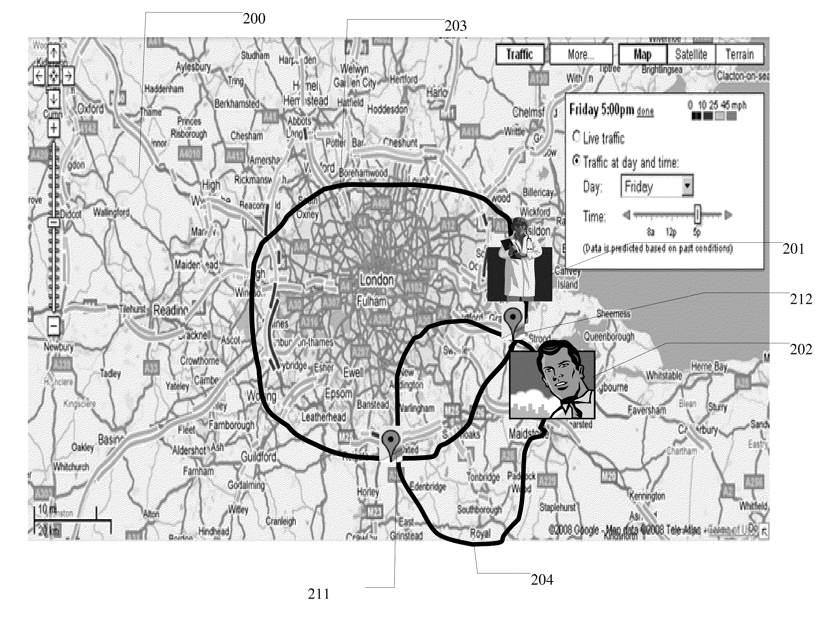 System and methods of location based service for people interaction