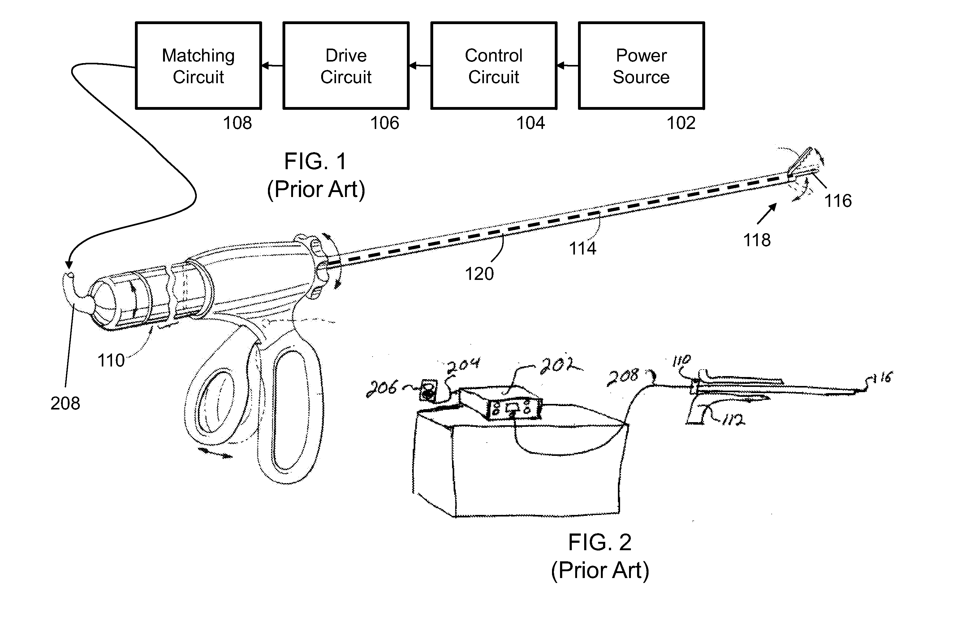 Cordless Hand-Held Ultrasonic Cautery Cutting Device