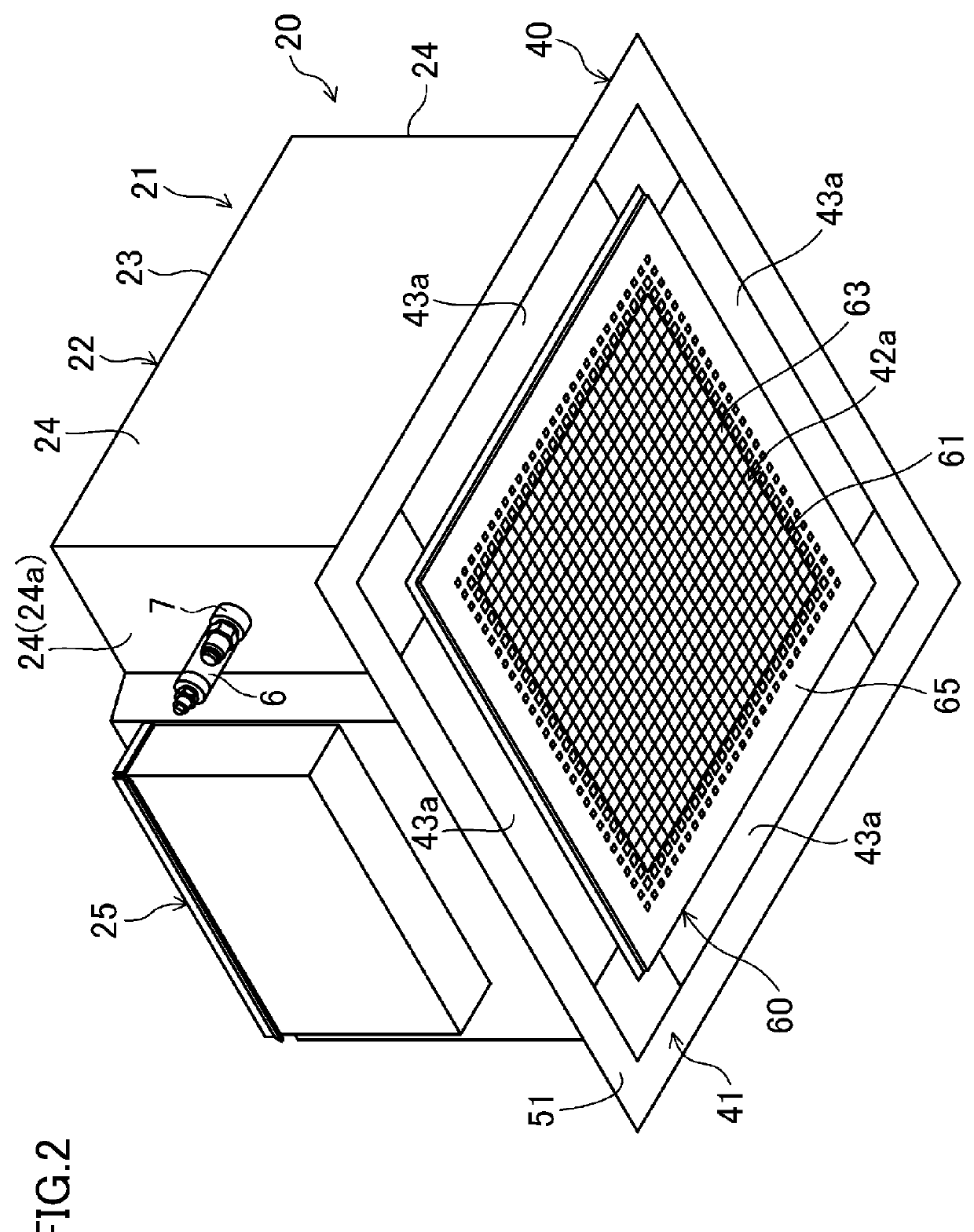 Indoor unit for air conditioning devices