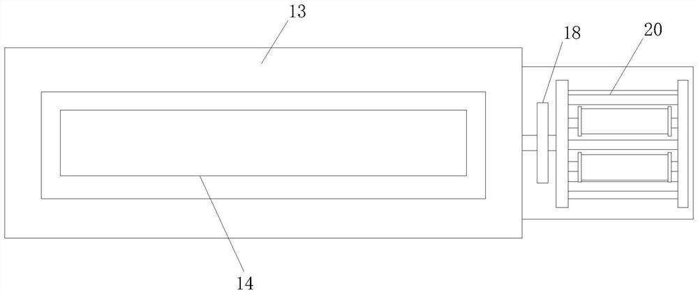 V-shaped raw coal drying device for cement production