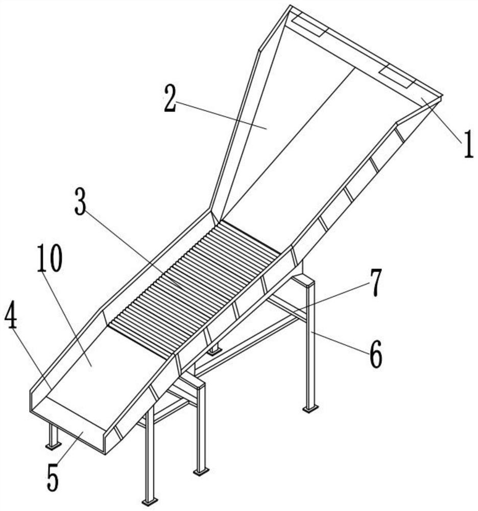 Hybrid multi-section sliding chute